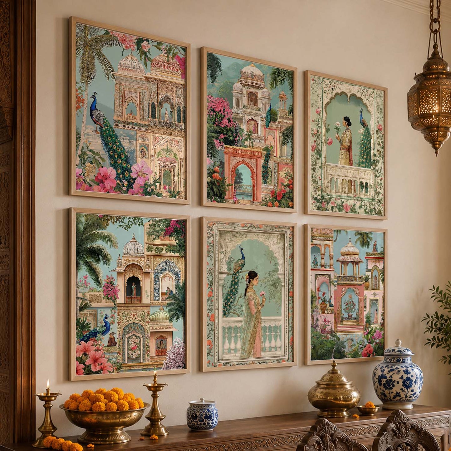 Madhubani Wall Art Paintings with Frame for Wall Decor