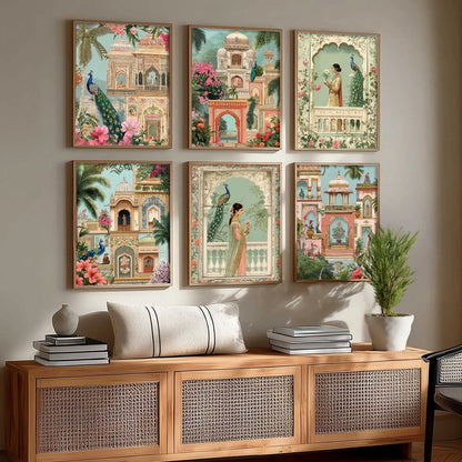 Madhubani Wall Art Paintings with Frame for Wall Decor