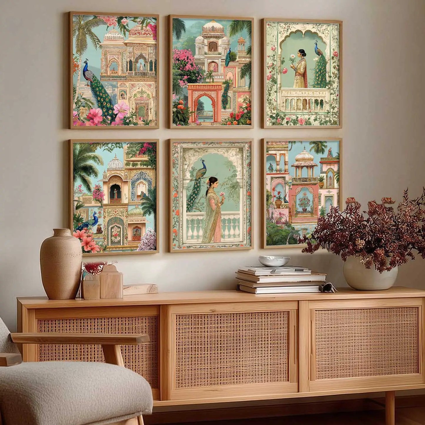 Madhubani Wall Art Paintings with Frame for Wall Decor