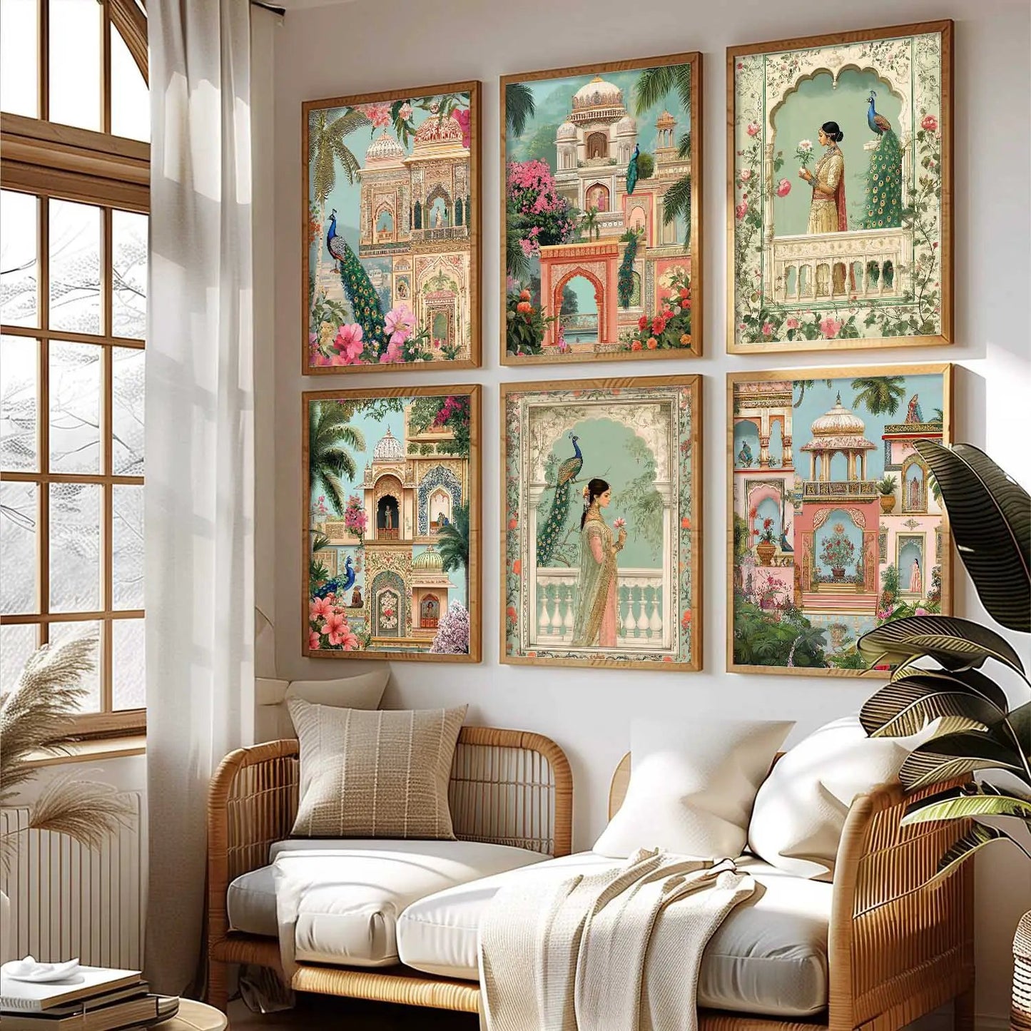 Madhubani Wall Art Paintings with Frame for Wall Decor