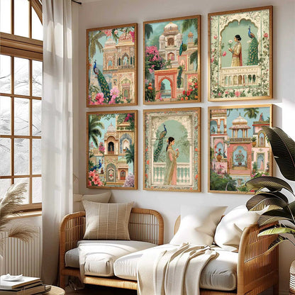 Madhubani Wall Art Paintings with Frame for Wall Decor