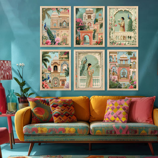 Madhubani Wall Art Paintings with Frame for Wall Decor