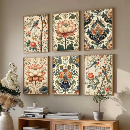 Traditional  Wall Art Paintings with Frame for Wall Decor