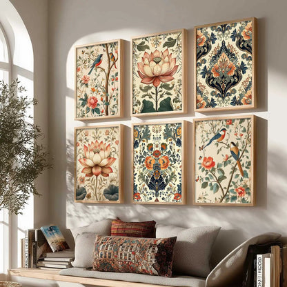 Traditional  Wall Art Paintings with Frame for Wall Decor