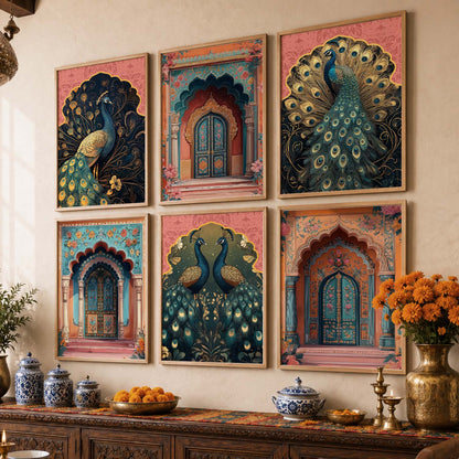 Madhubani Wall Art Paintings with Frame for Wall Decor