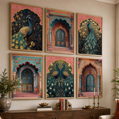 Madhubani Wall Art Paintings with Frame for Wall Decor