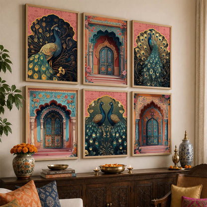Madhubani Wall Art Paintings with Frame for Wall Decor