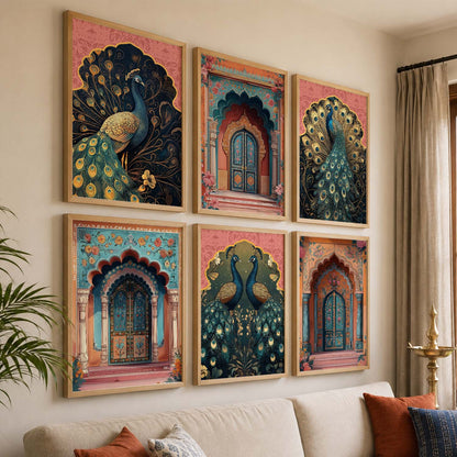 Madhubani Wall Art Paintings with Frame for Wall Decor