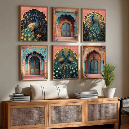 Madhubani Wall Art Paintings with Frame for Wall Decor