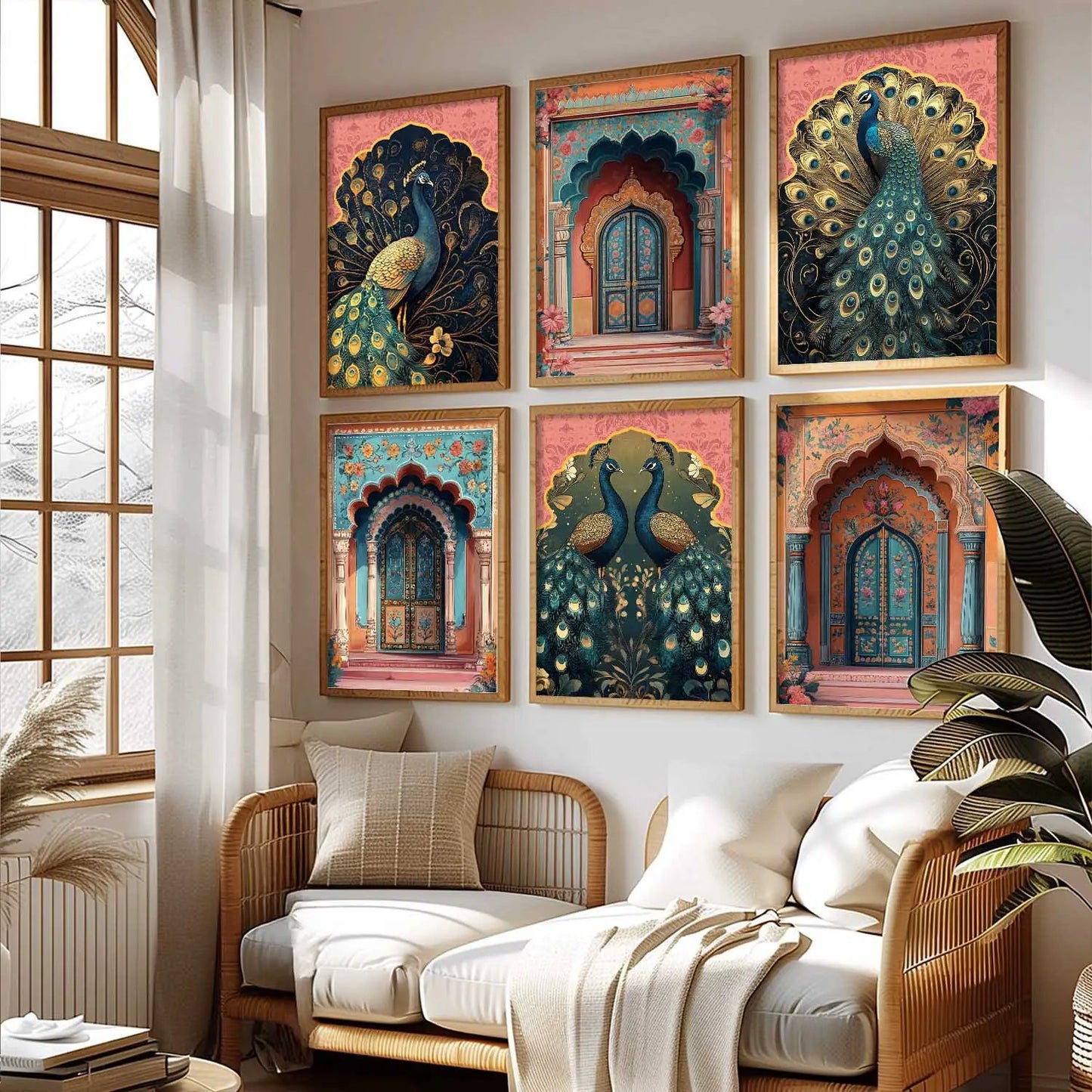 Madhubani Wall Art Paintings with Frame for Wall Decor