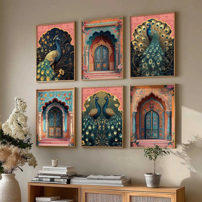 Madhubani Wall Art Paintings with Frame for Wall Decor