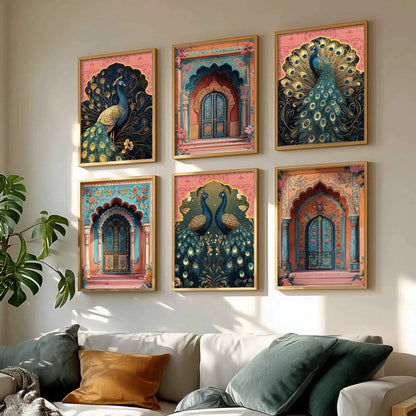 Madhubani Wall Art Paintings with Frame for Wall Decor