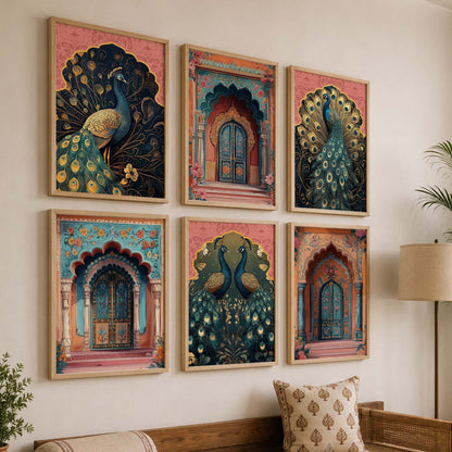 Madhubani Wall Art Paintings with Frame for Wall Decor