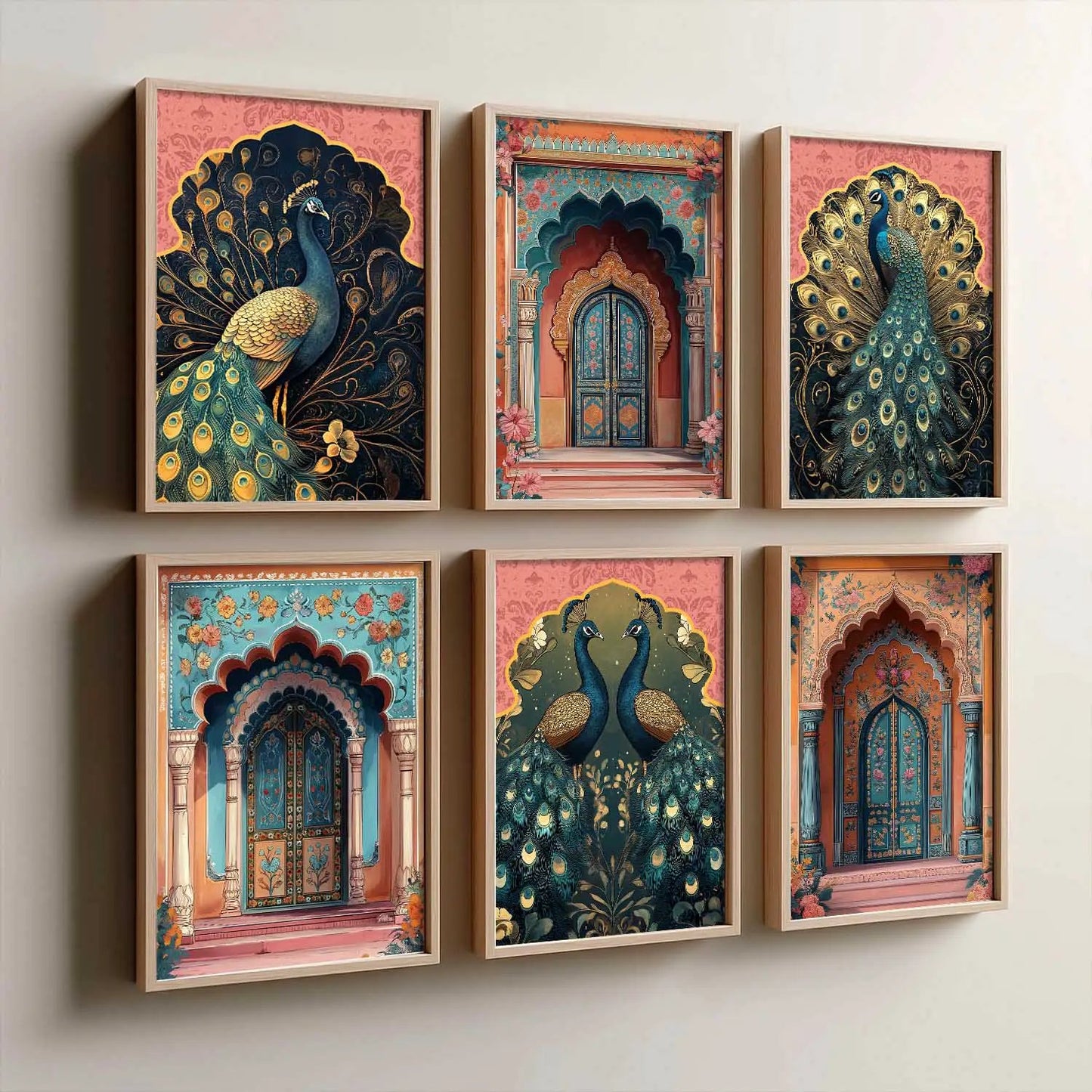 Madhubani Wall Art Paintings with Frame for Wall Decor