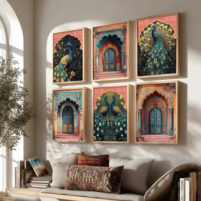 Madhubani Wall Art Paintings with Frame for Wall Decor