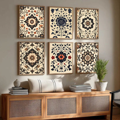 Traditional Wall Art Paintings with Frame for Wall Decor