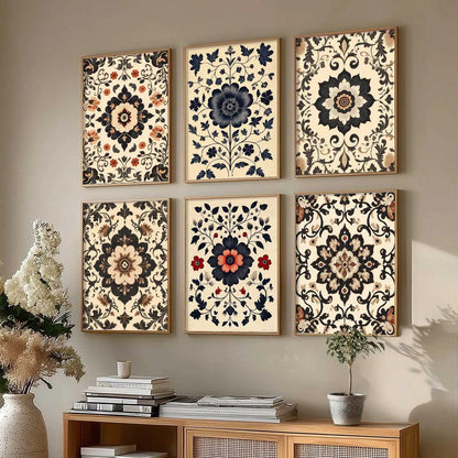 Traditional Wall Art Paintings with Frame for Wall Decor
