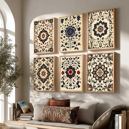 Traditional Wall Art Paintings with Frame for Wall Decor