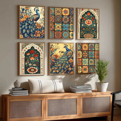 Madhubani Wall Art Paintings with Frame for Wall Decor
