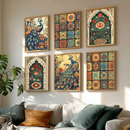 Madhubani Wall Art Paintings with Frame for Wall Decor