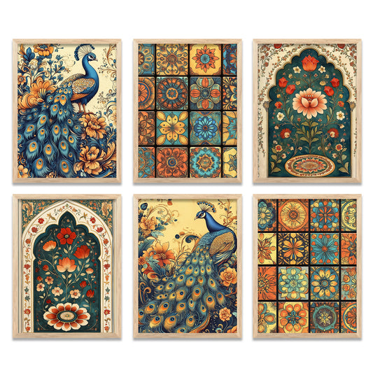 Madhubani Wall Art Paintings with Frame for Wall Decor