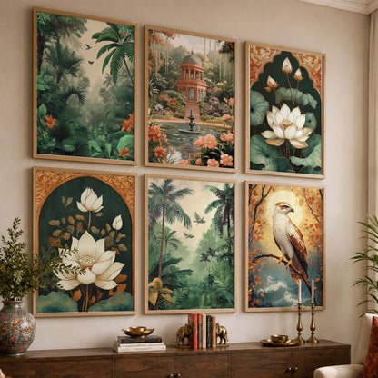 Nature  Wall Art Paintings with Frame for Wall Decor