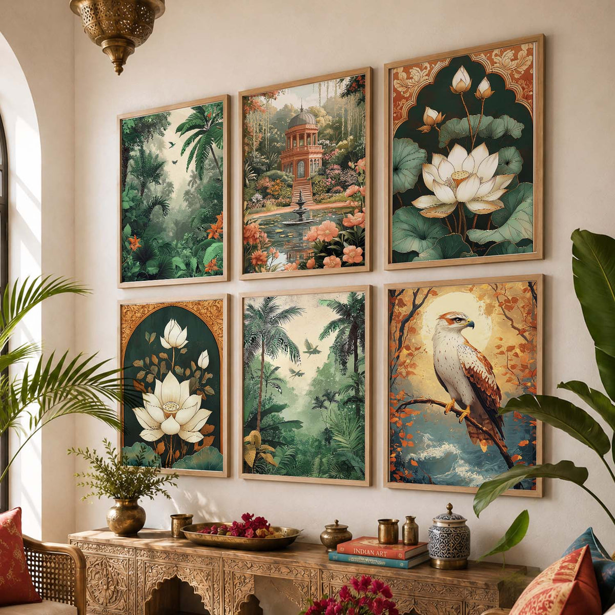 Nature  Wall Art Paintings with Frame for Wall Decor