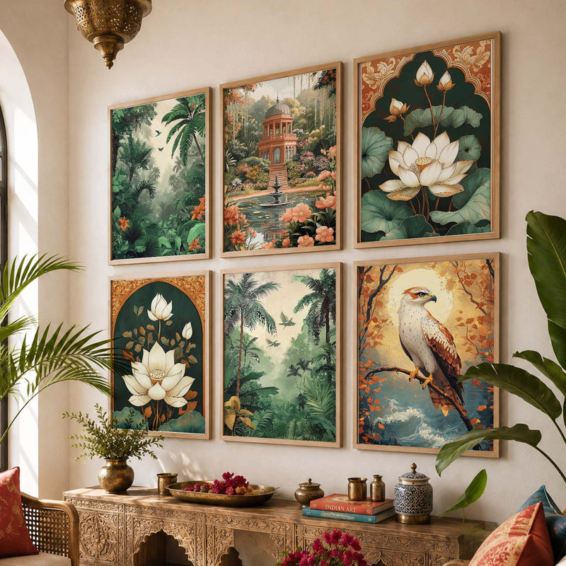 Nature  Wall Art Paintings with Frame for Wall Decor