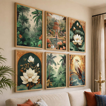 Nature  Wall Art Paintings with Frame for Wall Decor