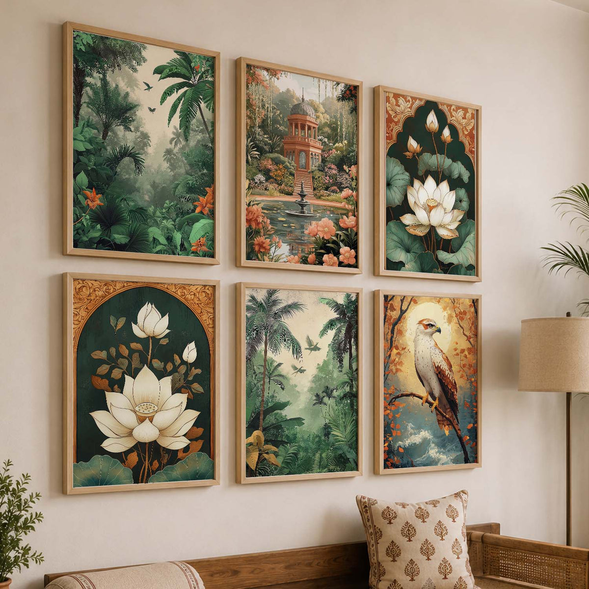 Nature  Wall Art Paintings with Frame for Wall Decor
