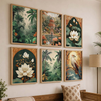 Nature  Wall Art Paintings with Frame for Wall Decor