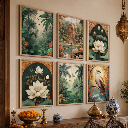 Nature  Wall Art Paintings with Frame for Wall Decor