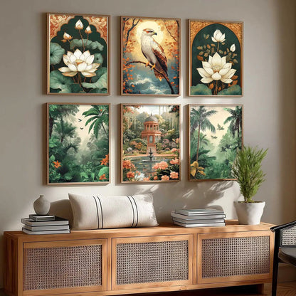 Nature  Wall Art Paintings with Frame for Wall Decor