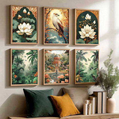 Nature  Wall Art Paintings with Frame for Wall Decor