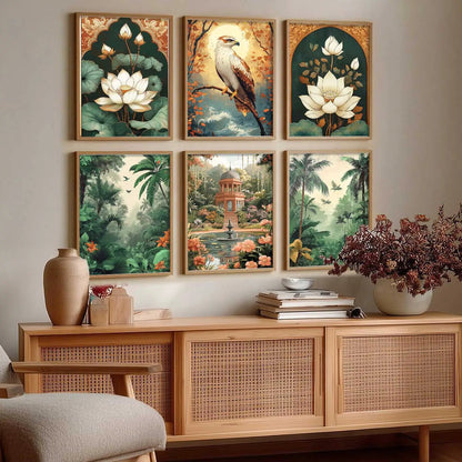 Nature  Wall Art Paintings with Frame for Wall Decor