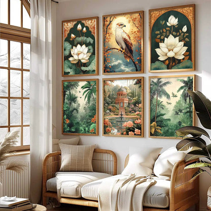 Nature  Wall Art Paintings with Frame for Wall Decor