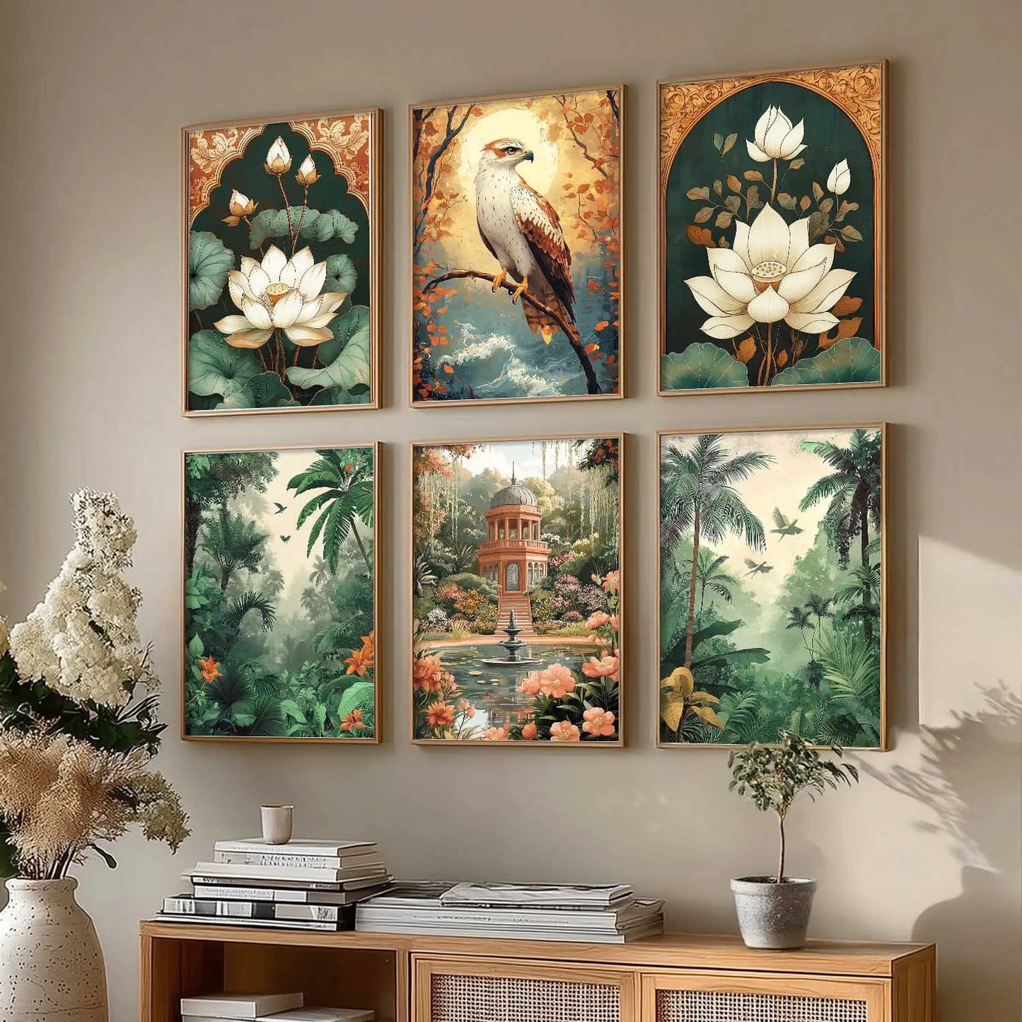 Nature  Wall Art Paintings with Frame for Wall Decor