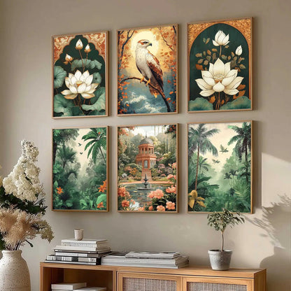 Nature  Wall Art Paintings with Frame for Wall Decor