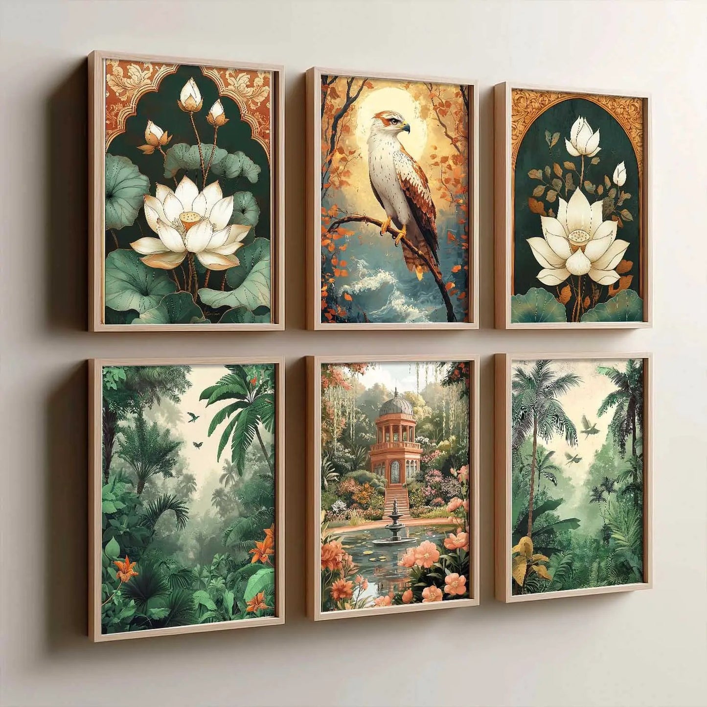 Nature  Wall Art Paintings with Frame for Wall Decor