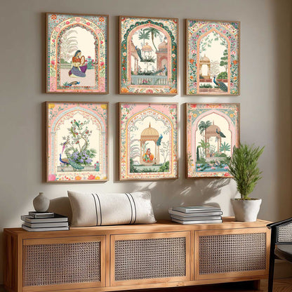 Traditional   Wall Art Paintings with Frame for Wall Decor