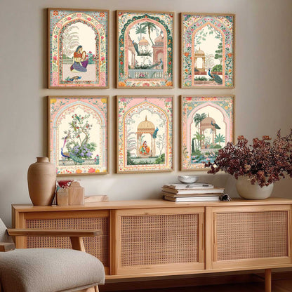 Traditional   Wall Art Paintings with Frame for Wall Decor