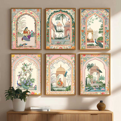 Traditional   Wall Art Paintings with Frame for Wall Decor