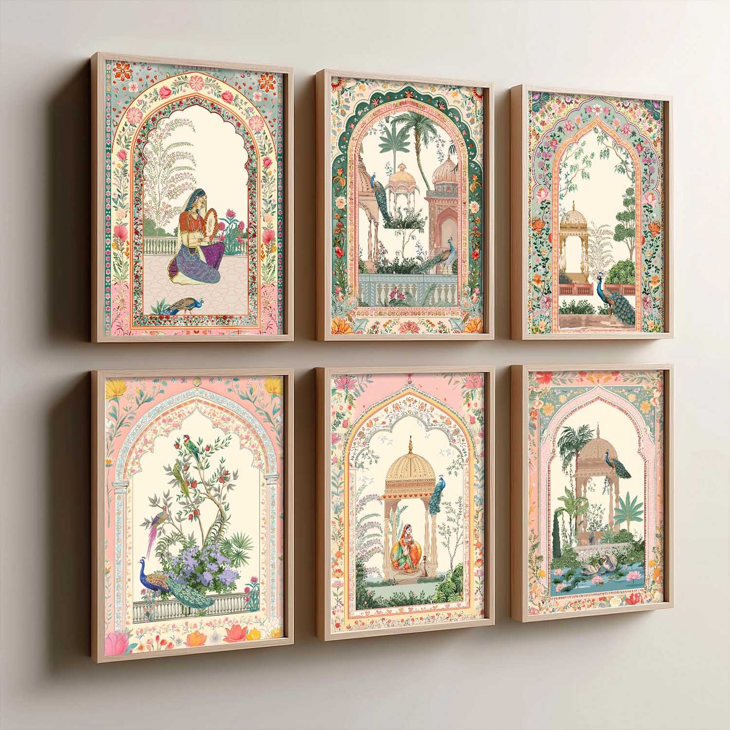 Traditional   Wall Art Paintings with Frame for Wall Decor