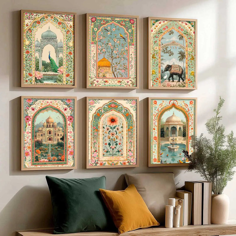 Traditional  Wall  Art Paintings with Frame for Wall Decor
