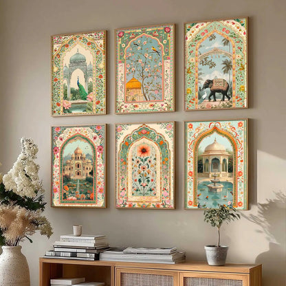 Traditional  Wall  Art Paintings with Frame for Wall Decor