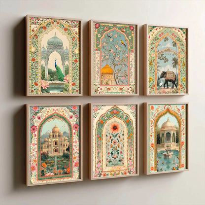 Traditional  Wall  Art Paintings with Frame for Wall Decor