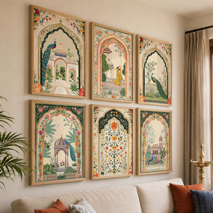 Madhubani    Wall  Art Paintings with Frame for Wall Decor