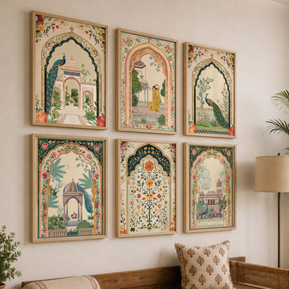 Madhubani    Wall  Art Paintings with Frame for Wall Decor