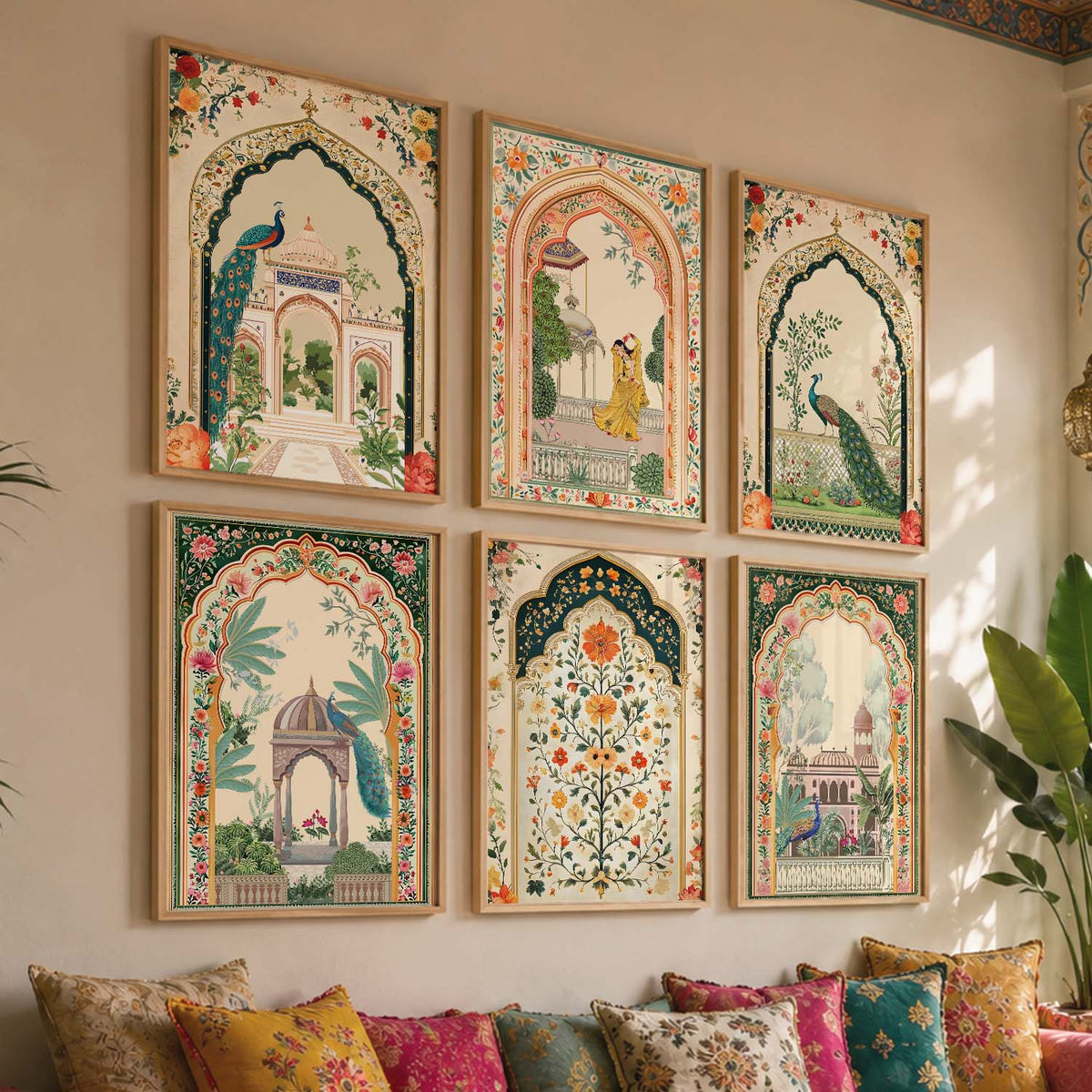 Madhubani    Wall  Art Paintings with Frame for Wall Decor