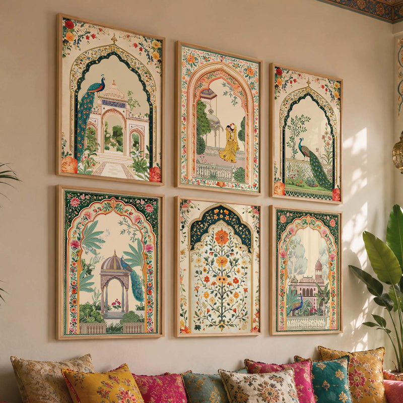Madhubani    Wall  Art Paintings with Frame for Wall Decor